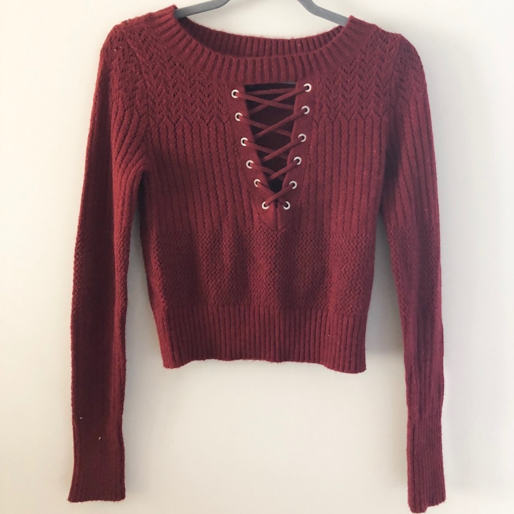 Cropped sweater